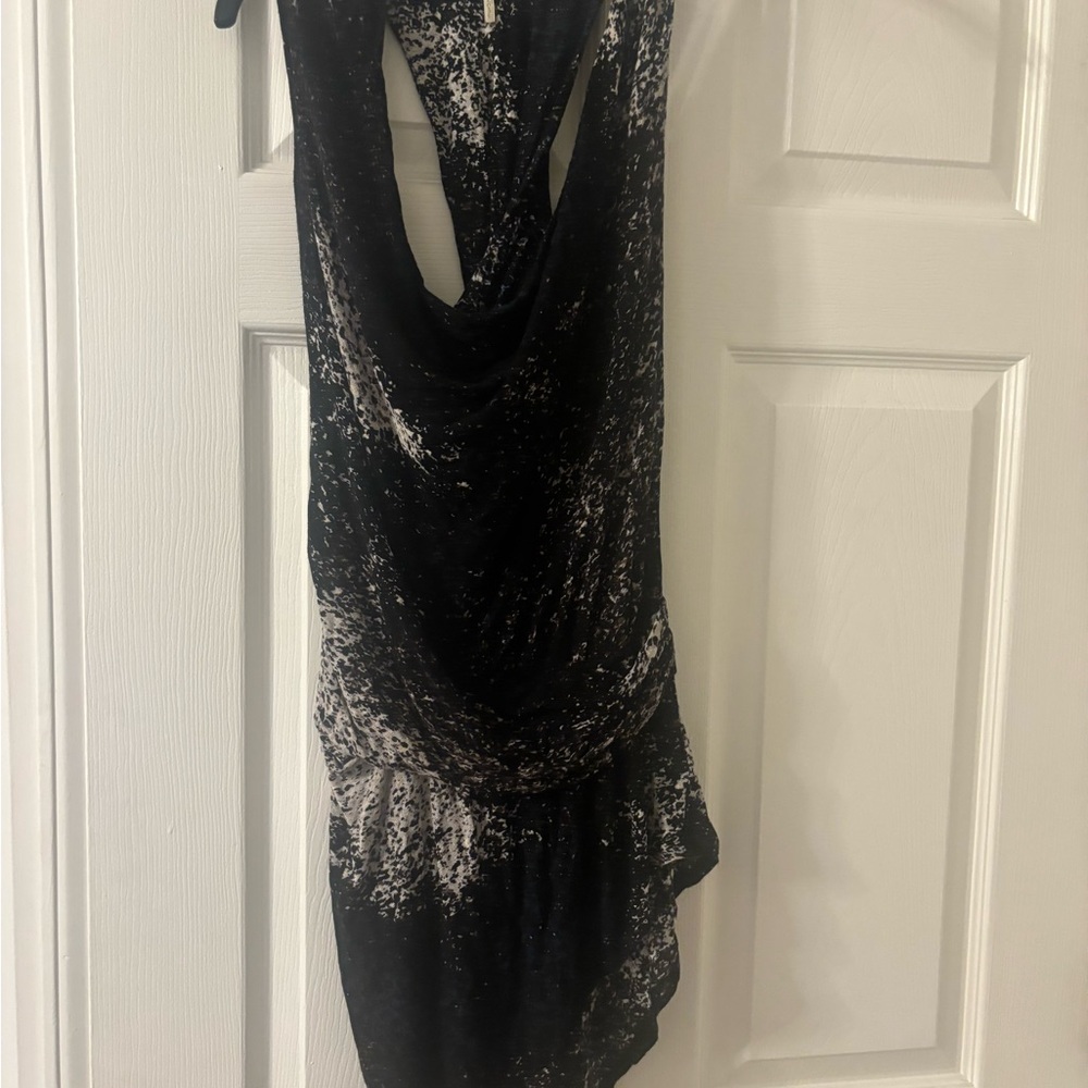 Halston Heritage Black and White Top